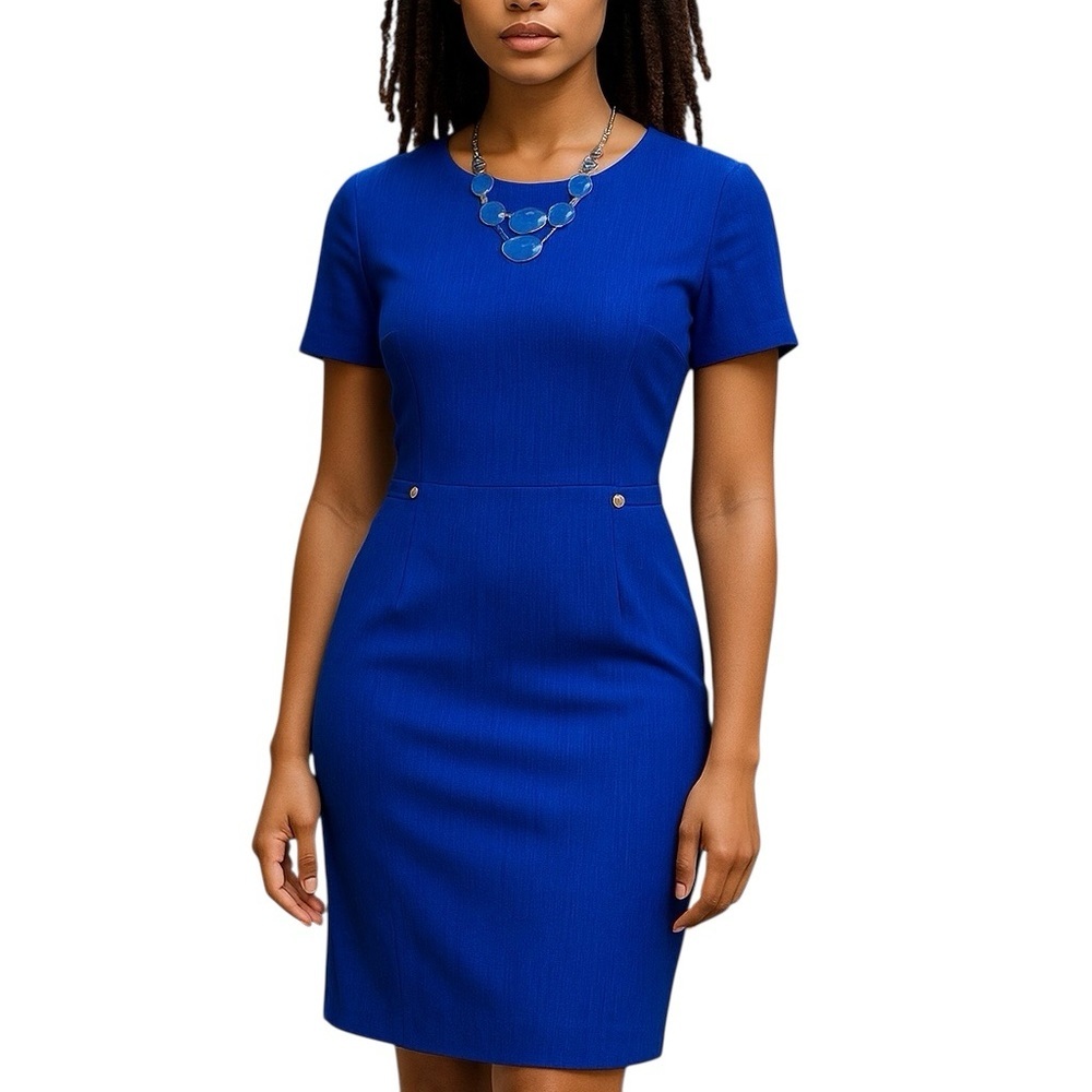 Enfocus Studio Blue Dress Sz 8